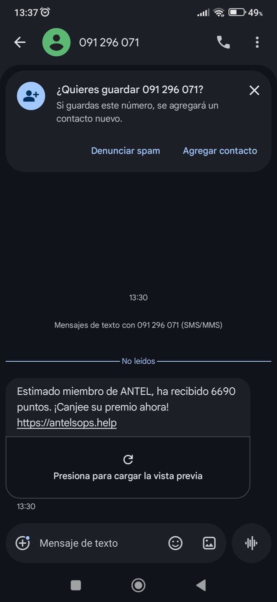 chrisdas1985's tweet photo. Hola @AntelDeTodos esto parece terrible joda te aviso para que no caigan algunos. RT. https://t.co/MdT1ILexlK