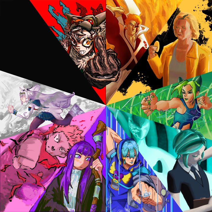 Chosolors1's tweet photo. I got to draw ma boy Rudo for this color wheel collab 🐺

Go check out everyone else's amazing works as well !! https://t.co/zkQUuyHSKy