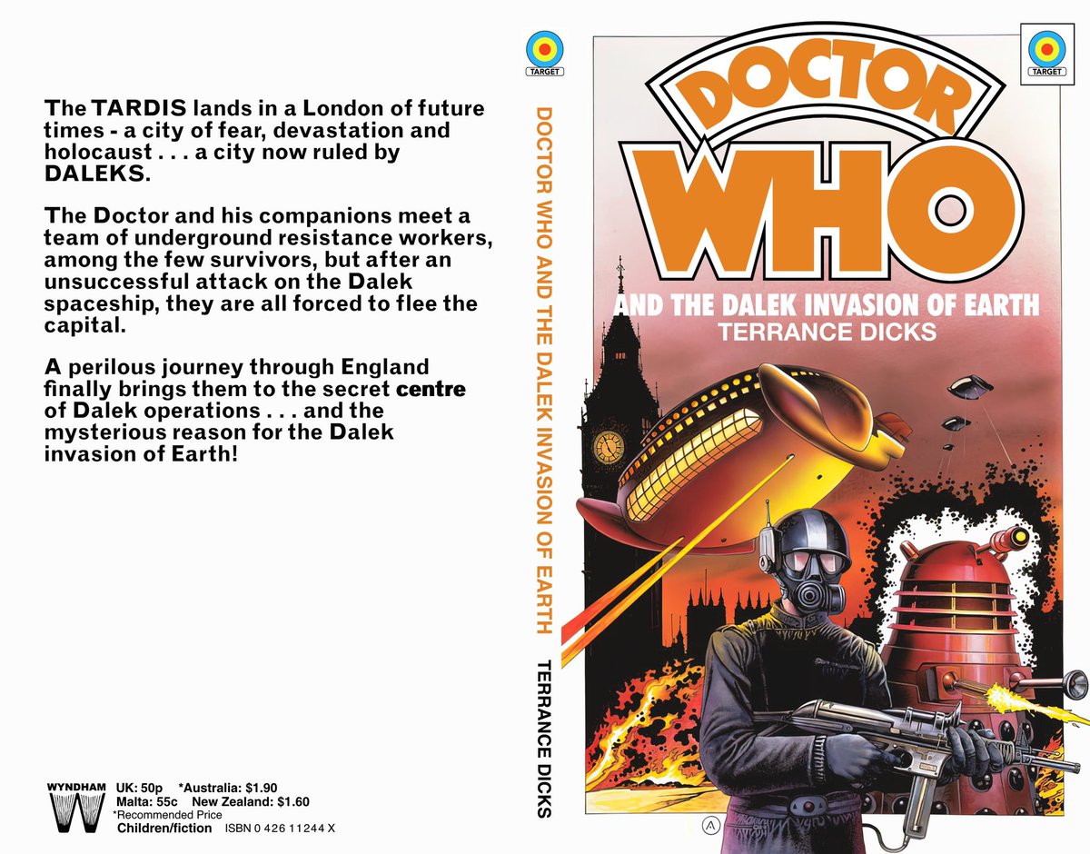 keithburton16's tweet photo. @TheDimmeh Arguably the grimmest and most evocative version of the story is the wonderful #TargetBooks adaption by #TerranceDicks. If you’ve never read it, grab a copy or listen to the audiobook read by William Russell with Dalek voices by Nick Briggs. https://t.co/72YjfPAXds