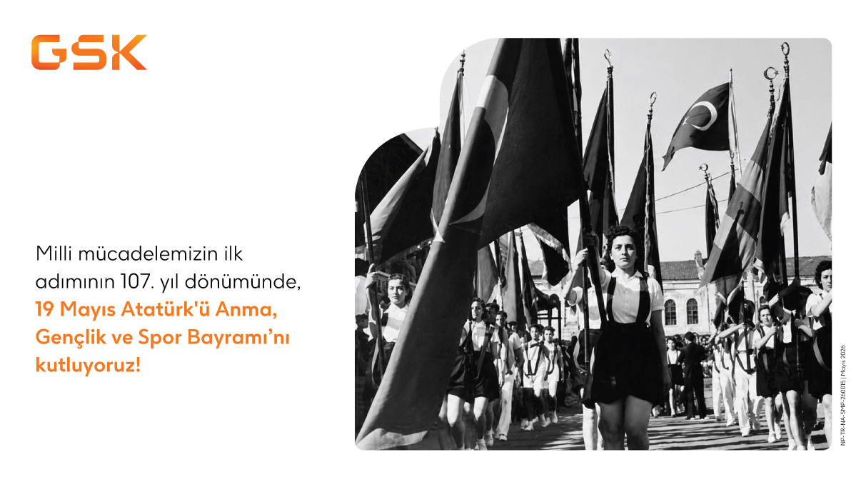 GSKTurkiye's tweet photo. 19 Mayıs Atatürk'ü Anma, Gençlik ve Spor Bayramımız kutlu olsun! https://t.co/X77KLa2EXp