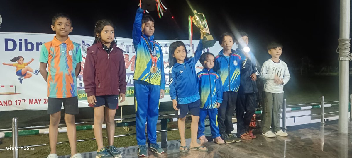 CSPESDU17092009's tweet photo. Athletes of Flourish Sports Academy, an initiative of the CSPES, Dibrugarh University, brought glory by winning 7 gold, 2 silver, and 1 bronze medal in the Dibrugarh District Inter Club Little Master Athletics Championship held on 17 May 2026 at Duliajan. https://t.co/jmZ75sH9a5