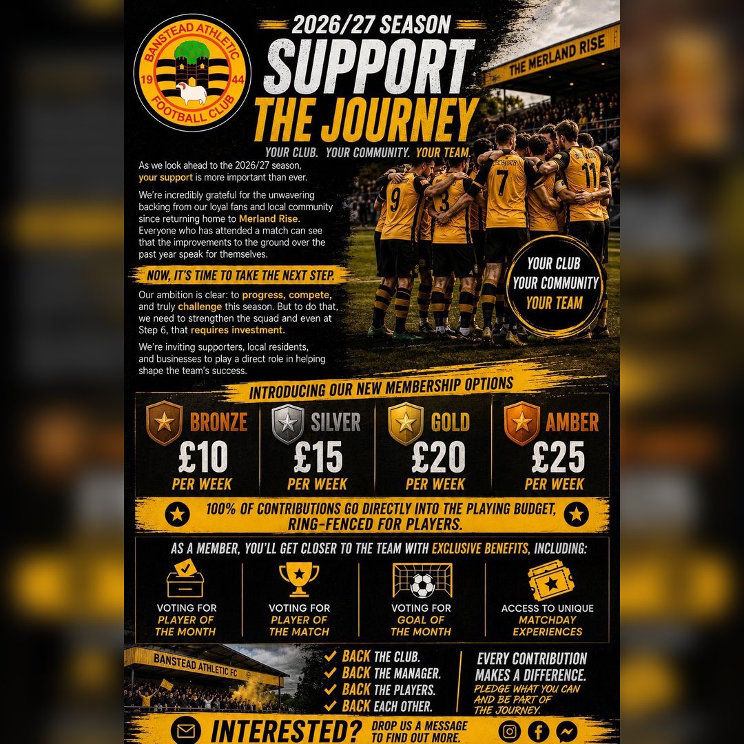 Banstead Athletic FC tweet media