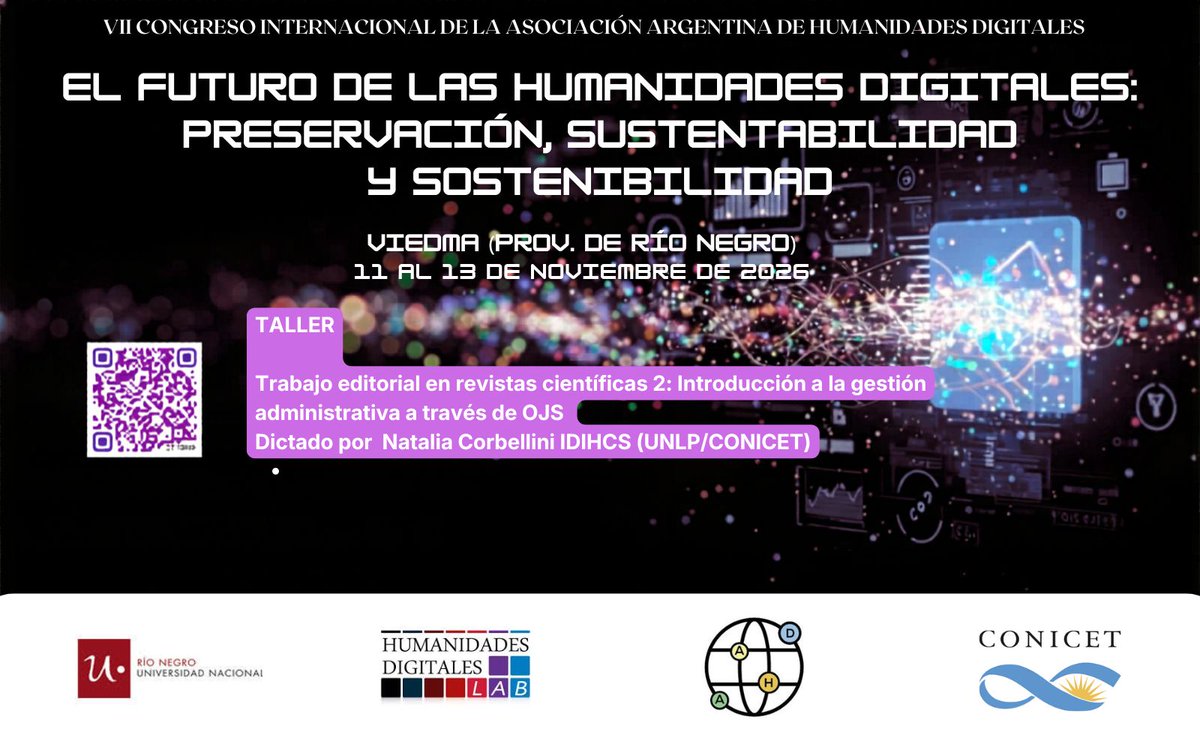 Asociación Argentina de Humanidades Digitales tweet media