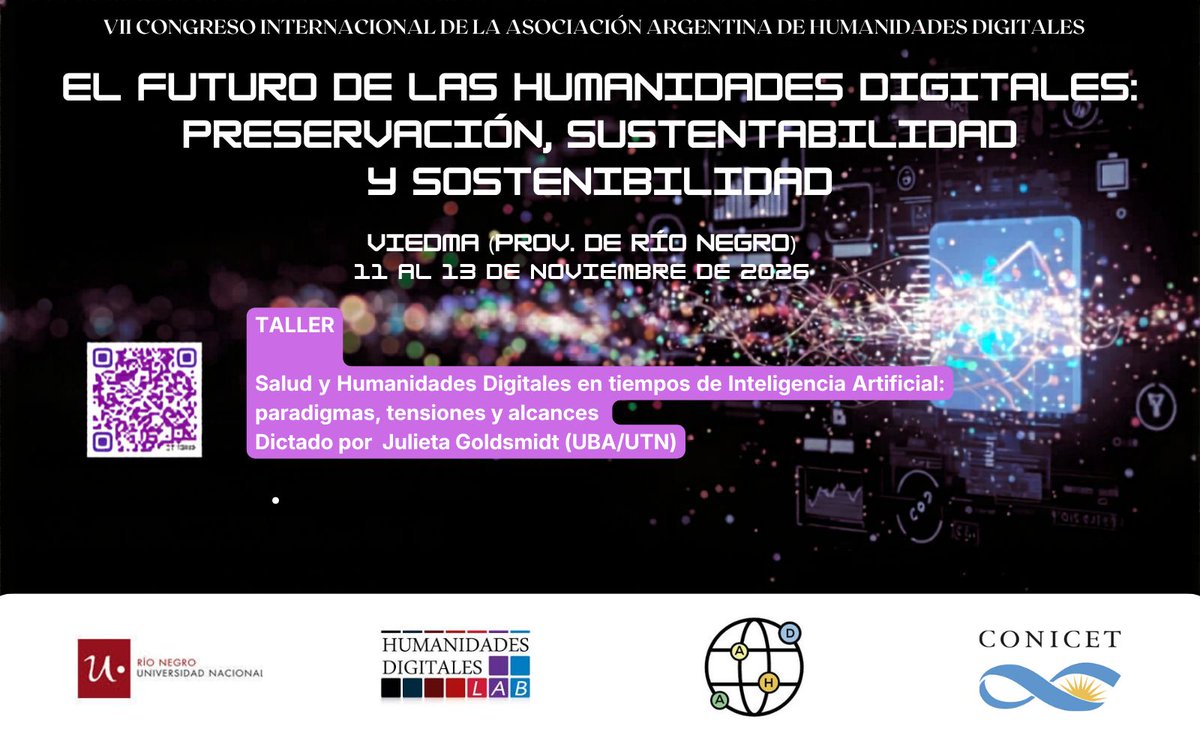 Asociación Argentina de Humanidades Digitales tweet media