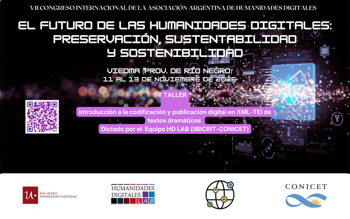 Asociación Argentina de Humanidades Digitales tweet media