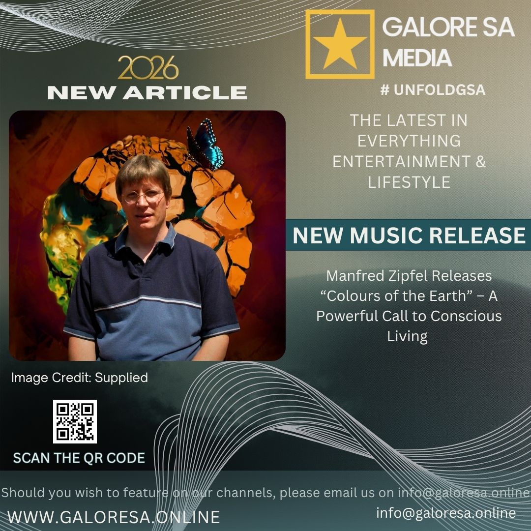GaloreSA's tweet photo. South African multi-instrumentalist, composer, and producer Manfred Zipfel releases his latest single, “Colours of the Earth” — a poignant, environmentally conscious release rooted in his core philosophy of Absolute Autonomy. The single is a part of a body of work released under the Absolute Autonomy series.

Unfold Here:
https://t.co/gsJzeXQtYl

Or visit https://t.co/T7swVowJff

#UnfoldGSA
#GaloreSAMusic