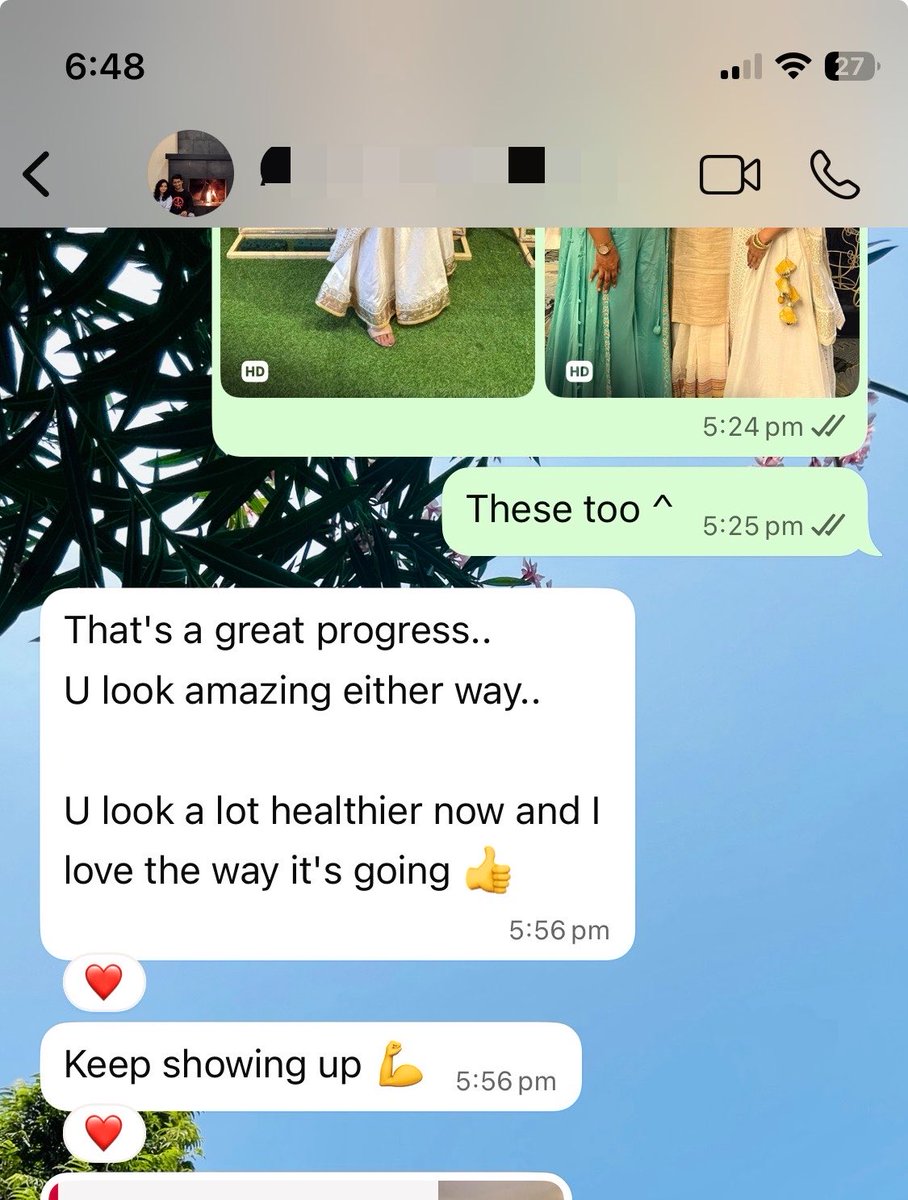 theproductwoman's tweet photo. from being underweight my entire life
to finally building a consistent relationship with nutrition x exercise.

and for the first time ever -
healthy weight gain.
toned muscle.
“never-before” numbers on the scale.

genuinely one of the biggest Ws i’ve had in a while!

(Feb - May 2026)