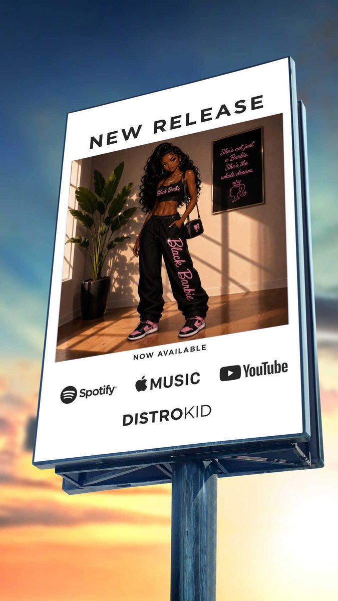GeeDLuffy's tweet photo. THE COUNTDOWN BEGINS!!! BLACKBARBIE ON ALL PLATFORMS JUNETEENTH!
#distrokid #Blackbarbie https://t.co/TiBPJ2S050