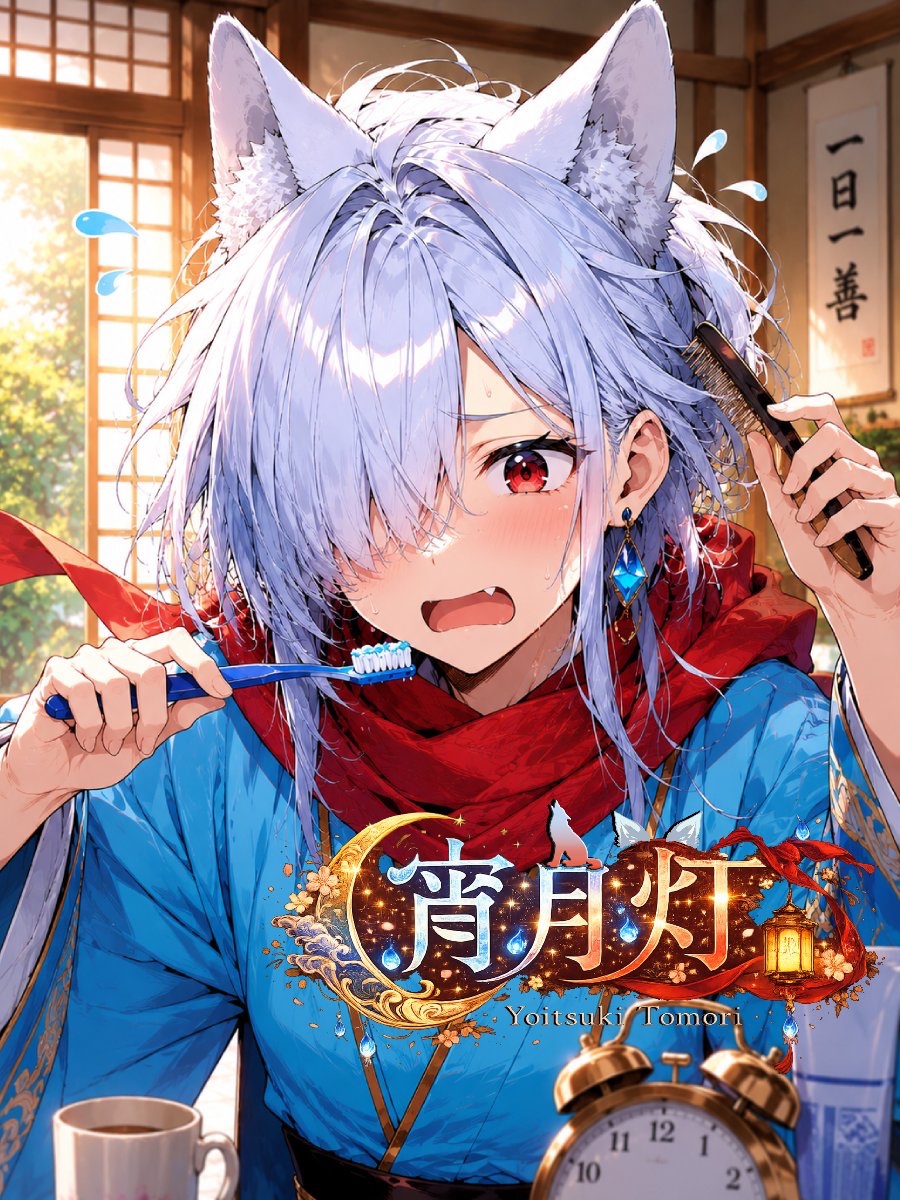 宵月 灯@新人Vtuber/誰かのこころに月灯りを🐺🕯 tweet media