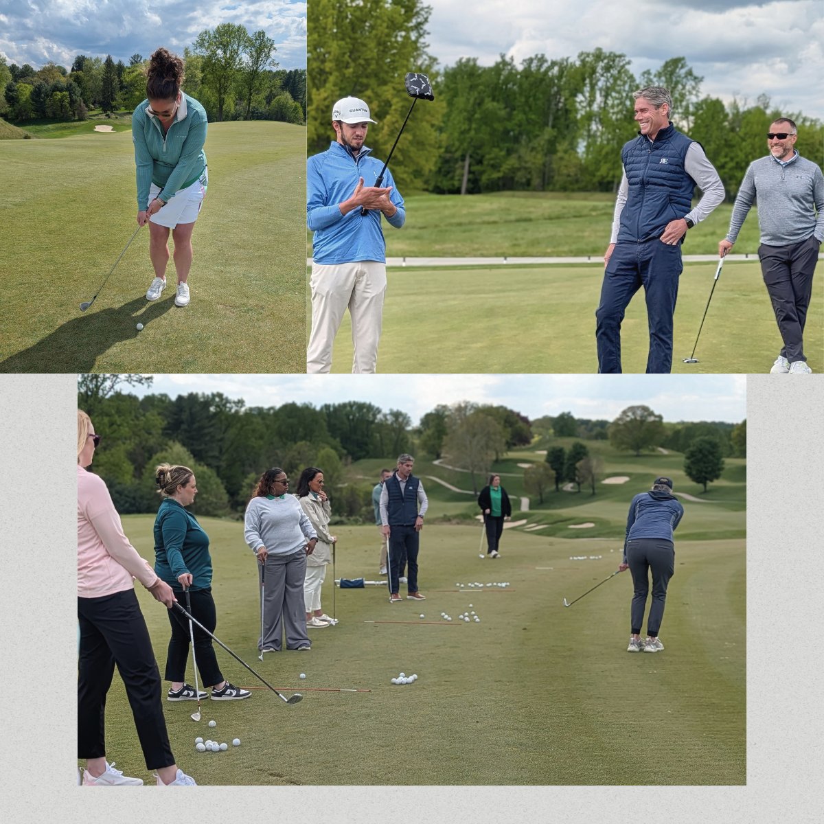 RiversEdge_LLC's tweet photo. After a great tax season, the RiversEdge team hit Fieldstone for chipping and putting. Sunshine, laughs, and new skills. Great team, great season! #RiversEdge #TaxSeason https://t.co/DDpFAgbsl0