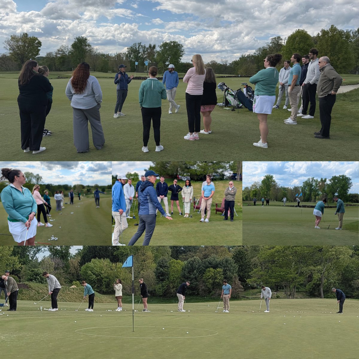 RiversEdge_LLC's tweet photo. After a great tax season, the RiversEdge team hit Fieldstone for chipping and putting. Sunshine, laughs, and new skills. Great team, great season! #RiversEdge #TaxSeason https://t.co/DDpFAgbsl0