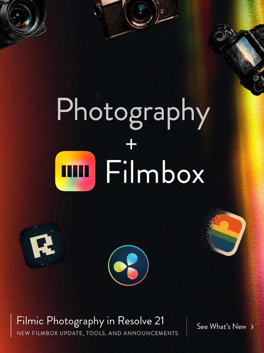 videovillageco's tweet photo. Lots of Filmbox news. Big photography updates are here. 📸 Filmic photography in Resolve, and much more.

Check out our latest blog post to learn more.

https://t.co/iuEpaTerTt https://t.co/gtZGzdpXCg