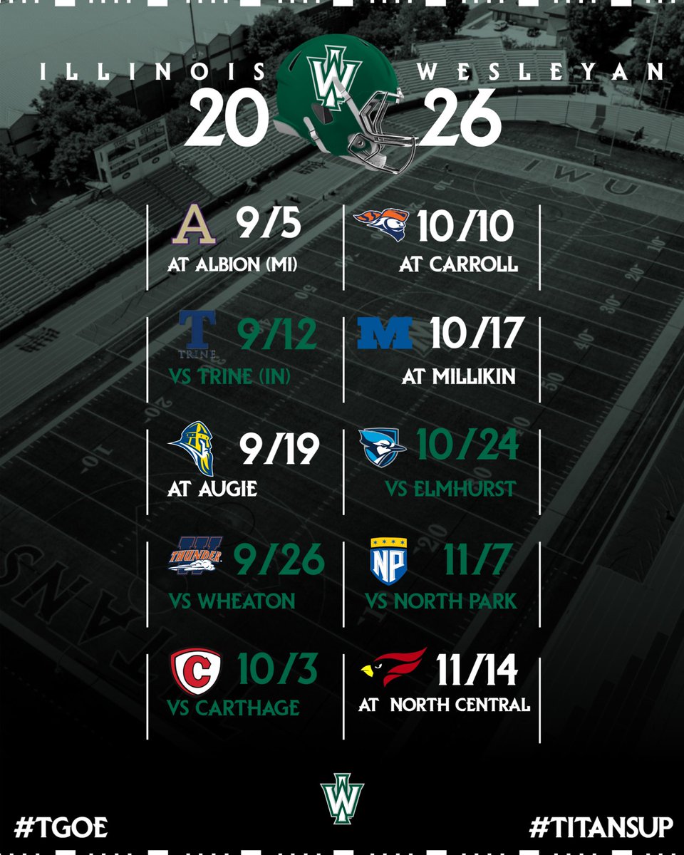 ILLINOIS WESLEYAN FOOTBALL tweet media