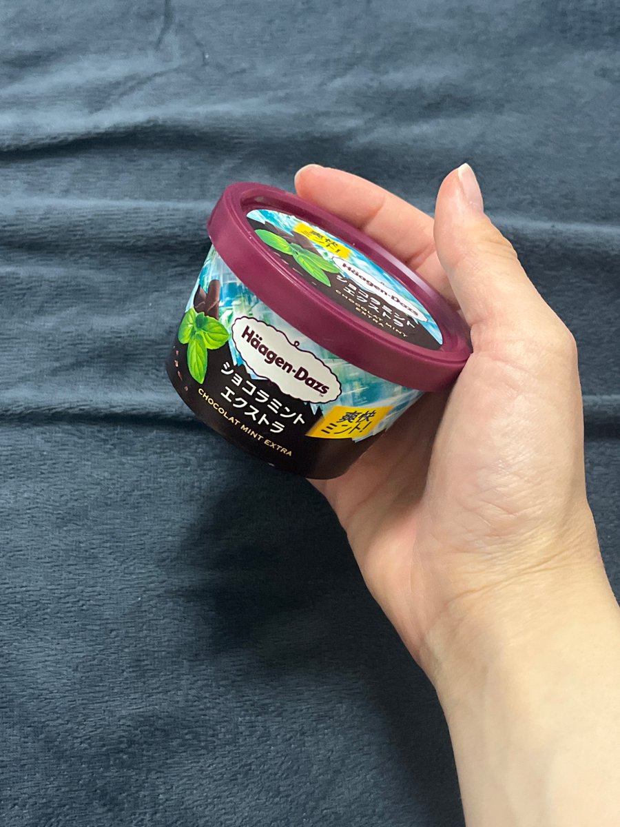 apple_candy025's tweet photo. ずっと楽しみにしてダッツのチョコミント🫶🍫💚幸せすぎる〜 https://t.co/0wHsZWBZYh