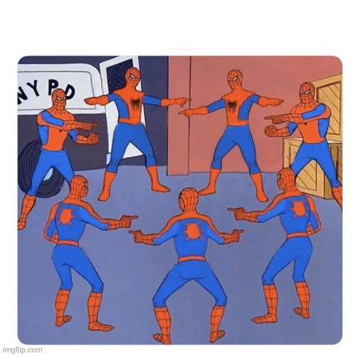 dbrady's tweet photo. @RespectfulMemes Everyone I know right now is spiderman https://t.co/S9Up26bjYf