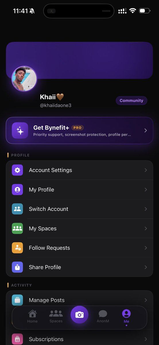 Ynsincolor's tweet photo. this is what my new app looks like , you will be able to promote any type of content ! Also the more subscribers you bring too the app you will get paid a percentage from that aswell . Stay tune 💪🏾🤎this for all my YNS. Who need a safe space to make 💯 https://t.co/xT0TZD4GIe