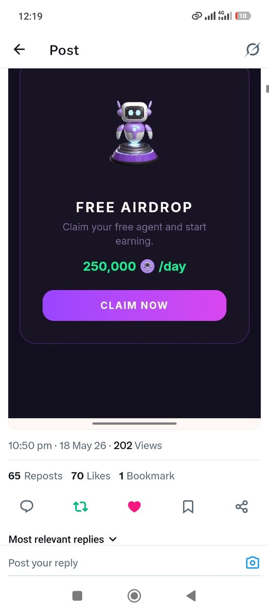 evas_elfie's tweet photo. I just claimed my free @NanosWallet agent! https://t.co/mwER6e6Vug