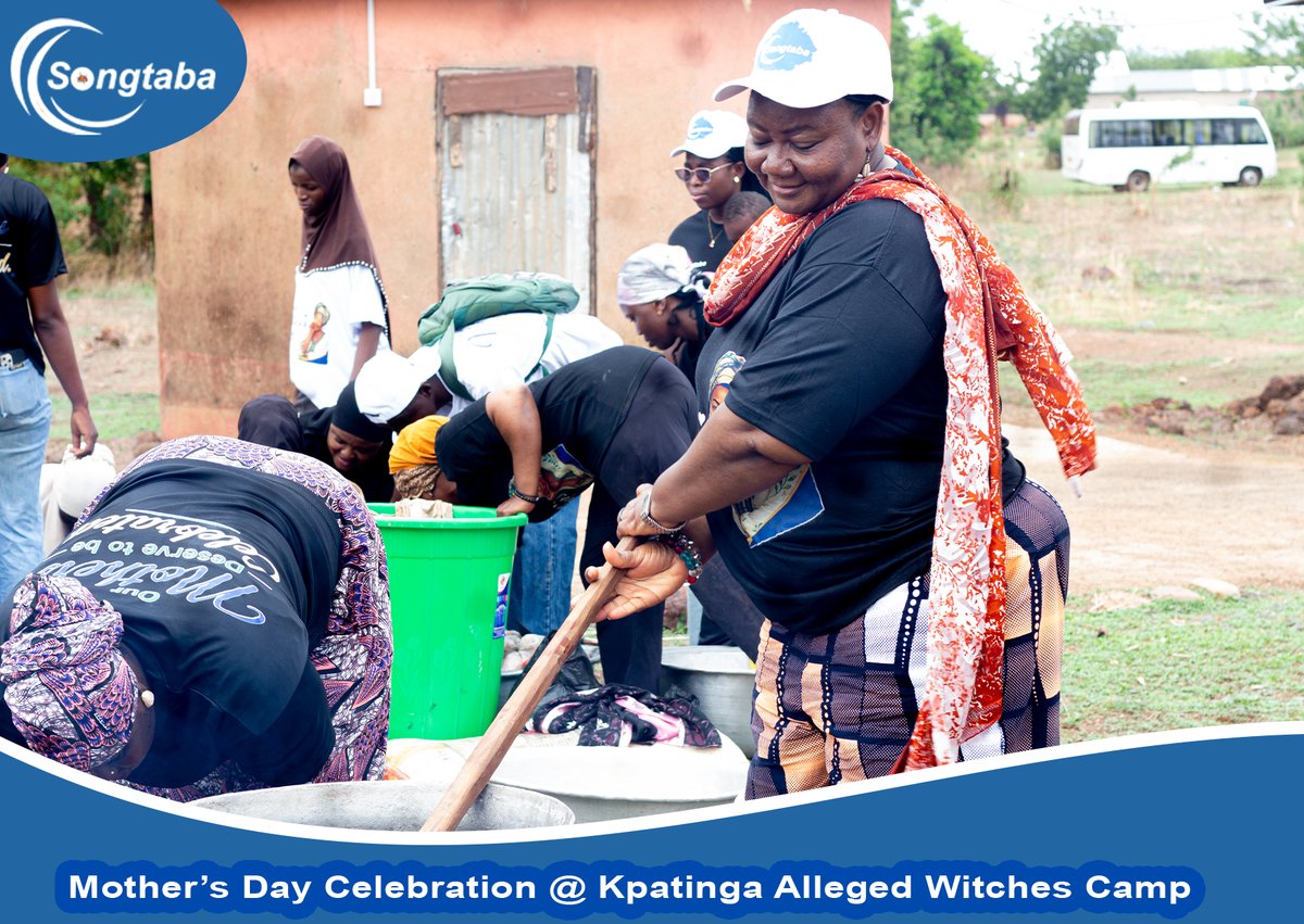 SongtabaNGO's tweet photo. This Mother’s Day, @SongtabaNGO  journeyed to Kpatinga to sit with the women at the camp, share a meal with them, and remind them that they are seen, valued, and #loved.

We #cooked together, dined together, and celebrated the strength and dignity of these remarkable mothers. https://t.co/h4sxvsaeEQ