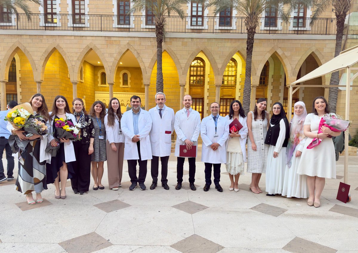 AubmcPsychiatry's tweet photo. Today we celebrate the graduation of our Psychiatry Residents, Chief Resident, Child &amp; Adolescent Psychiatry Fellow and Clinical Psychology Interns. We wish them luck &amp; success on their journey as mental health professionals 🧠 and in the next steps of their promising careers 💫 https://t.co/skZL5zXXJ2