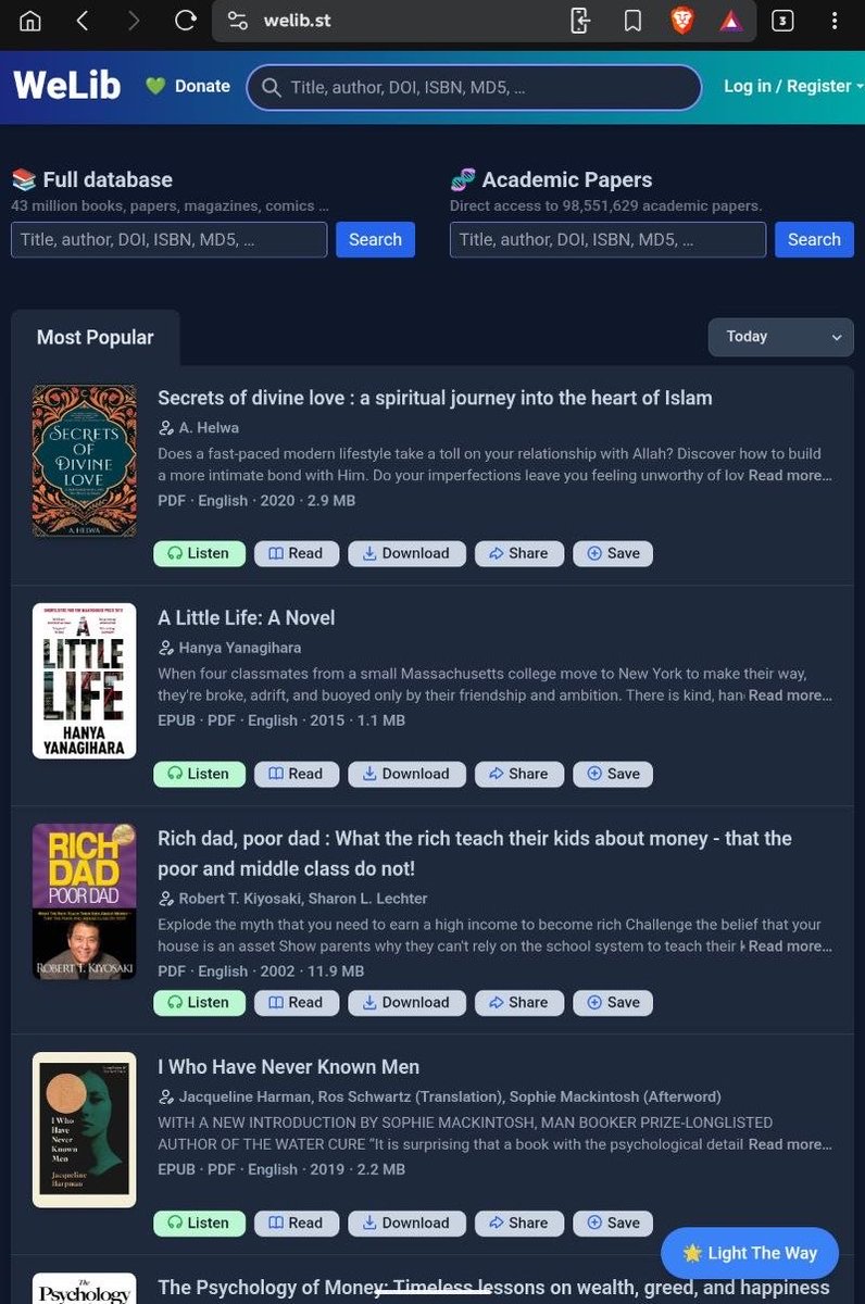 Web3Marvy's tweet photo. 3 websites that feel low-key illegal to know about 

​🎬 https://t.co/qUVb4GSyiE: Watch any movie, show, or anime for free.
🤖 https://t.co/aOgYLmfinO: Use top-tier AI models completely unrestricted.
📚 https://t.co/1QMs9M6EeY: Read, listen, and download books without spending https://t.co/do7e8e4JEg