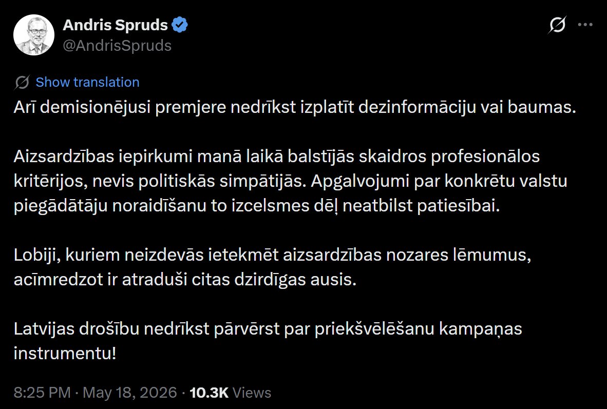 Taisnība tweet media