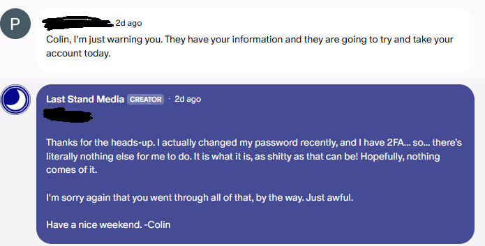 Colin Moriarty tweet media