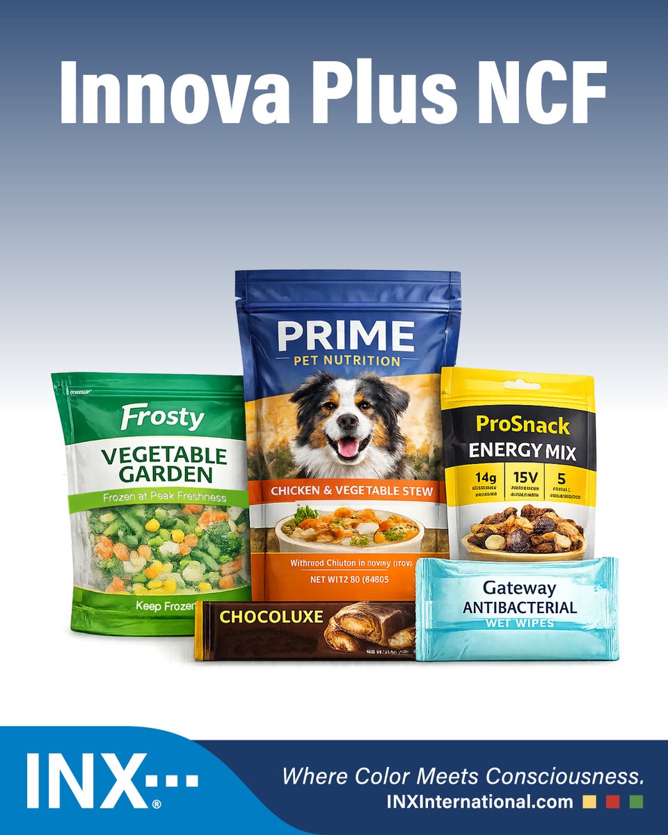 INXIntlUSA's tweet photo. Innova Plus NCF is a high-performance adhesive lamination flexographic ink system without nitrocellulose. It delivers trusted performance while supporting mono-material packaging aligned with circular economy goals.

Learn more: https://t.co/dFNh7PMDhb https://t.co/Y8MEVVi3xl