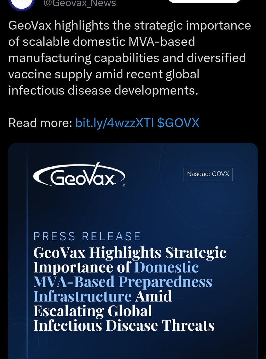 NoToBigPharma1's tweet photo. @vanjohn10 @Geovax_News More bullshit, after ridiculous pump and dump, and, as always, disastrous offering to the beloved hedge fund, more bullshit about the same nonsense...where is your manufacturing @Geovax_News ? In USA specifically where? Not in Germany maybe? https://t.co/sRymcOaWw0