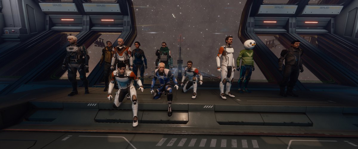 Cmdr_StefanOS's tweet photo. Elite Dangerous #DW3 Commanders in FC DSEV ODYSSEUS for a GROUPJUMP, including CMDR DARCSTAR, JOSOMJOD, DESTROEYER666, TOMACATI, AYLENDOS, ROLAND DELATOUR, WRONGWAY, HEMSKY63, VALEMAX2, XERXES O'FUDASEAN, SHANEL262 #EliteDangerous https://t.co/XduxpqiK7C