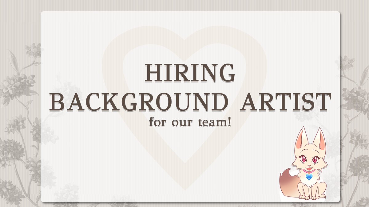 EternalLoveInc's tweet photo. 🎨 HIRING: Background & UI Artist for Shattered Souls (Dark Fantasy Romance VN) 

💜 All experience levels welcome!
🚫 No Generative AI allowed
💰 $2,400 total + bonus potential
🗓️ Generous timeline

Info & Apply Here: https://t.co/wVDohR3viR

#indiedev #backgroundartist #hiringartist #shatteredsouls #visualnovel #artist