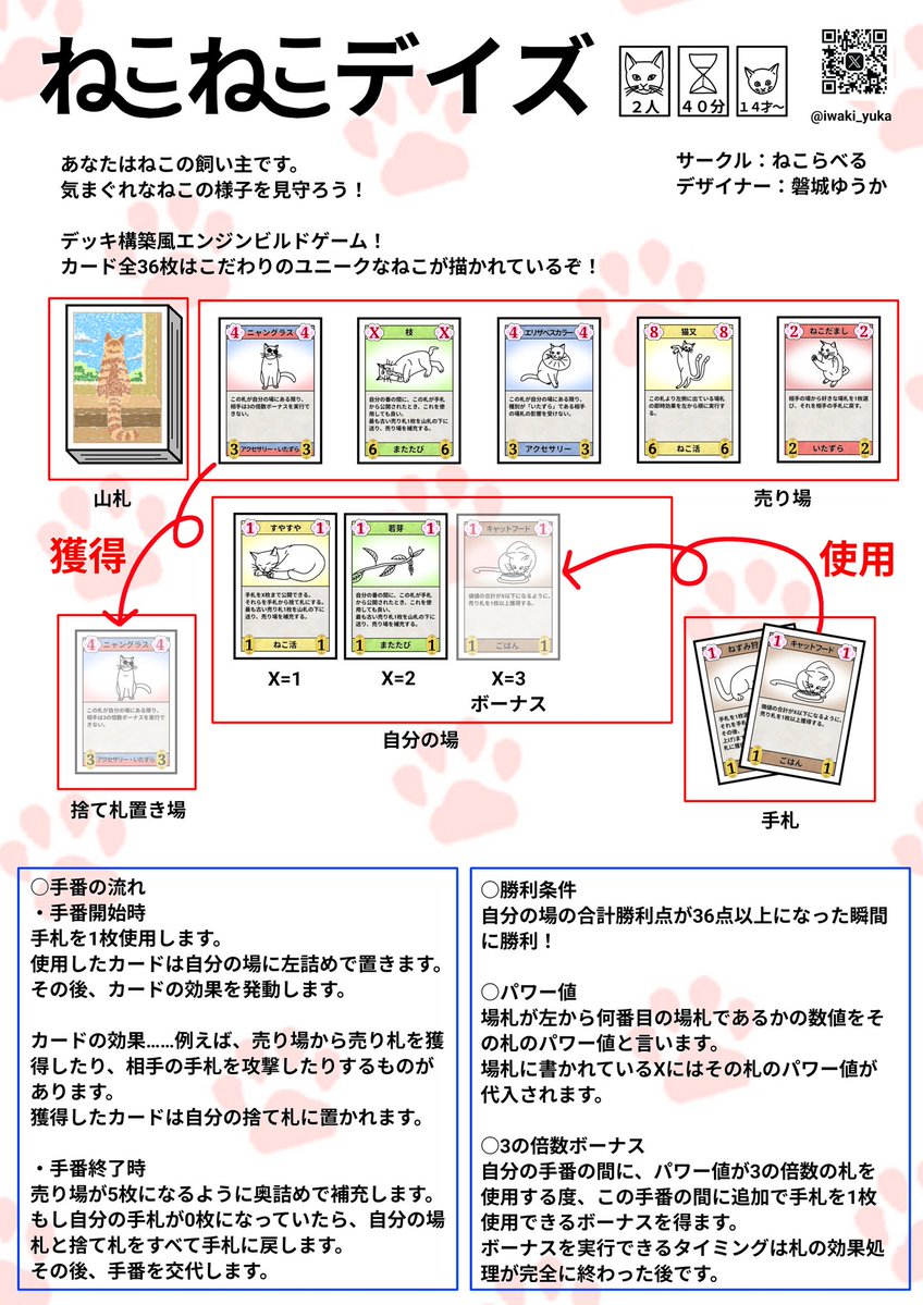 磐城ゆうか【ねこらべる 土-T13 ゲムマ2026春】 tweet media