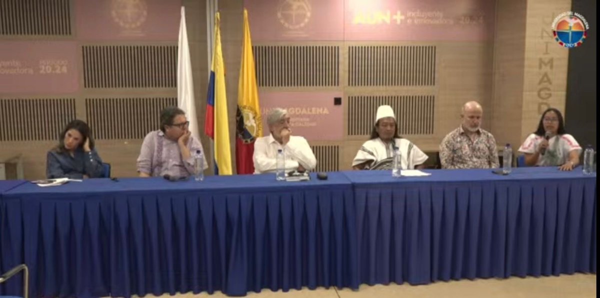 ColombiaIcon's tweet photo. Gracias a las y los miembros de las comunidades indígenas que nos acompañaron en el IV Encuentro Regional Arhuacos y Wayú. Siempre aprenderemos mucho de ustedes https://t.co/PlT9Plx0od