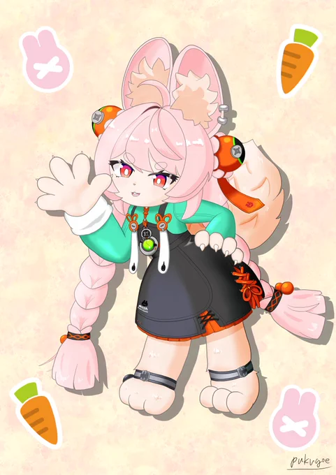 ゼンゼロのザオちゃん描きました. かわいいね・・・