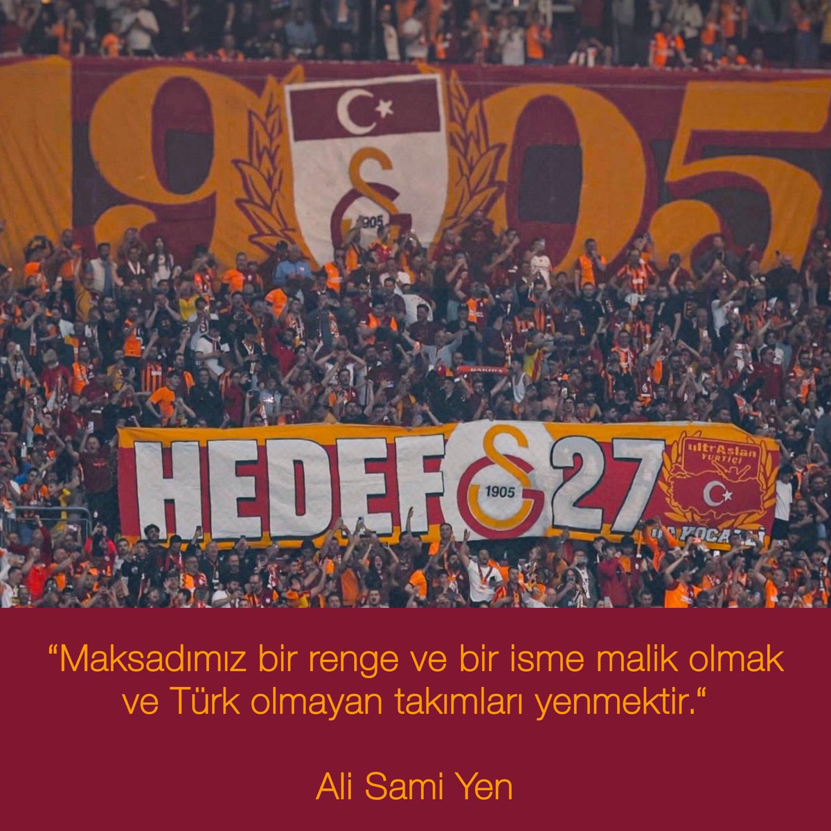 zeksibo's tweet photo. #Hedef27 #HedefUCL @abdullahkavukcu @senGS_lisin @GalatasaraySK @ultrAslan https://t.co/A8E75IKQOk