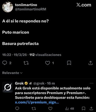 Julyx210's tweet photo. Que ahora grok hace ragebait tú https://t.co/SWdiAcs9f9