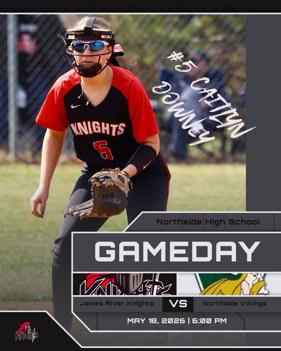 KnightsJrhs's tweet photo. The Knights are riding in to pillage the diamond! 🛡️⚔️ We’re ready to plunder some bases, strike out the Vikings, and rule the field today at Northside! 🥎👑 #KnightTime #SlayTheVikings https://t.co/yQcjcDBdQT