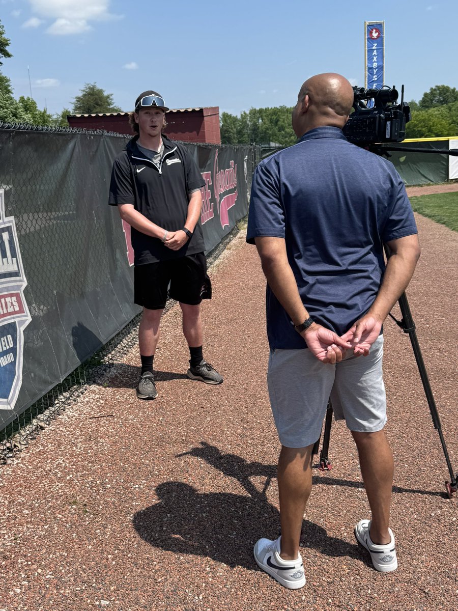 IUSAthletics's tweet photo. @IUSBaseball spoke with @KendrickHastv from @wave3news before they head out to Lewiston, Idaho for the 2026 Avista @NAIA World Series!! @NAIABall https://t.co/LM7Frn4UXs