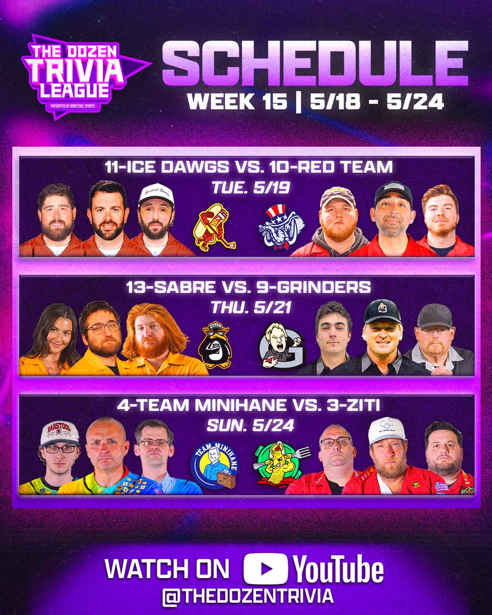 The Dozen Trivia tweet media
