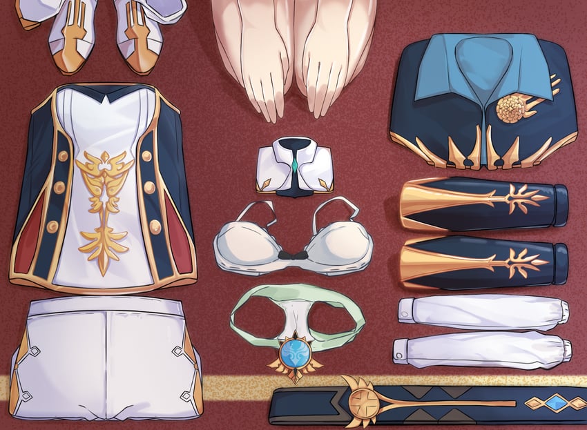 LakePretender's tweet photo. "The peices to the Maiden's outfit" https://t.co/BiT1ZfxSfd