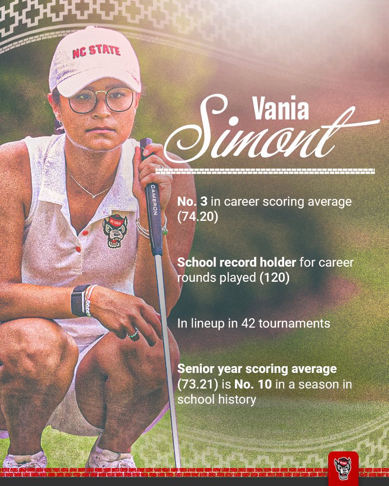 PackWGolf's tweet photo. Vany made her mark at NC State ✍️

We are grateful for the past 4 years! https://t.co/ft1n6vVr9y
