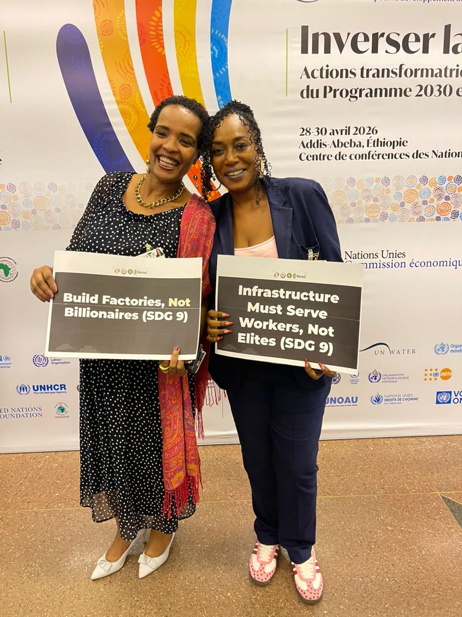 ituc_africa's tweet photo. Africa does not need more billionaires—it needs more factories, more jobs, and stronger public systems. Development must prioritise people over profit.

#OXFAM #NORAD #OxfamDenmark #ITUCAfrica #KwesiObeng #TaxTheRich #Inequality #SDG9 #EconomicJustice #ARFSD12 https://t.co/YqpZS8lp6s
