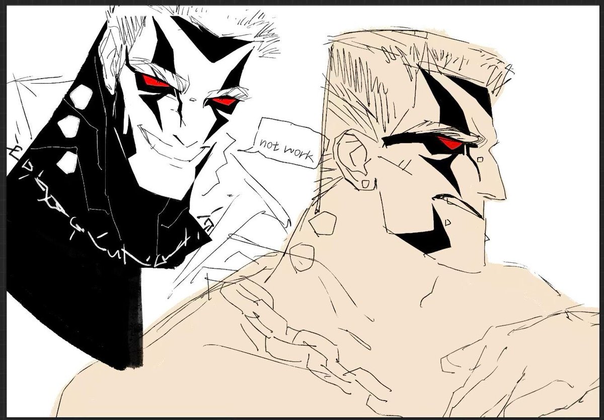 3y7fe3fg's tweet photo. …其实尝试过很多版本的人类形态，最后还是向一般人的比例屈服了…如果要合着tfa的设计，那lockdown大概就像tfp的silas
#tfa #TransformersAnimated #Transformers #tfalockdown #humanformers https://t.co/mzpujCbAQL