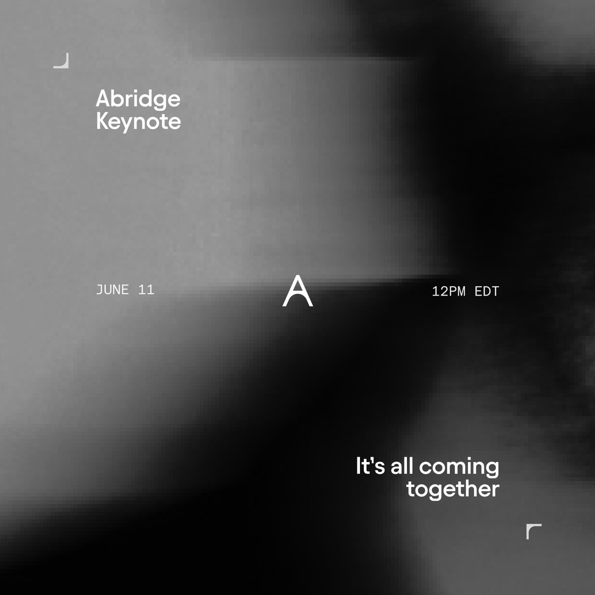 AbridgeHQ's tweet photo. June 11. 12PM EDT.
The first-ever Abridge Keynote.

RSVP for the livestream here: https://t.co/n6r0teDtG1 https://t.co/BJCxERFTeA