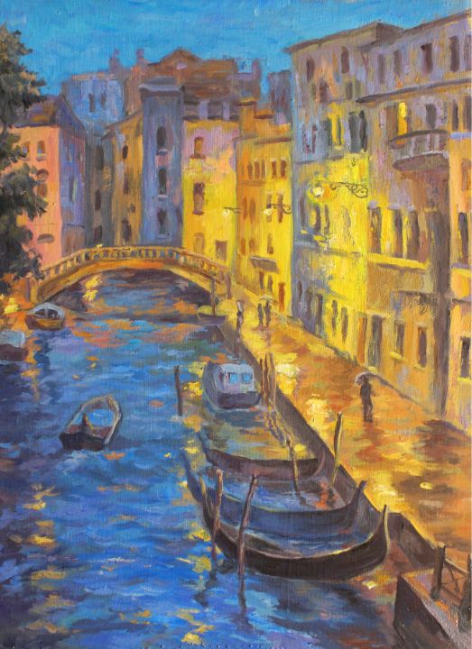 RuslanPrus's tweet photo. Art of the Day! "Venetian night". Buy at: https://t.co/snoaWLwwm3 https://t.co/Y9iXdOMfcA