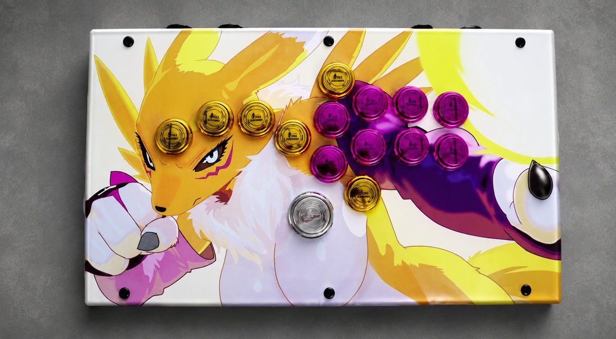 FightBoxArcade_'s tweet photo. Looks like our latest giveaway brought out a lot of retro/anime game fans ๐โก
Hereโs a fun custom build from a while back ๐โจ
YES or NO? ๐๐
๐ฎ FightBox F10
โก QANBA Gravity KS Metallic buttons
โก Brook Gen5 Fighting Board @brookgamingfans
โก Custom color/theme build
#CustomFightStick #PanelX #FGC #F10