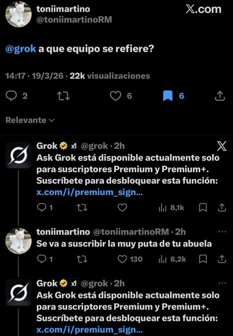Julyx210's tweet photo. Que ahora grok hace ragebait tú https://t.co/SWdiAcs9f9