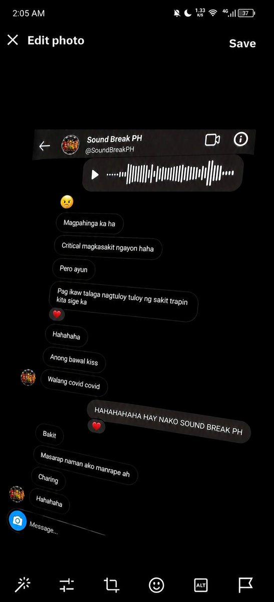 SoundBreakPH's tweet photo. Ano ba! Nananahimik ako dito! CHOZ 🤪 

SECA VOTE KAYO JAN! https://t.co/DlI1Mkxm5z