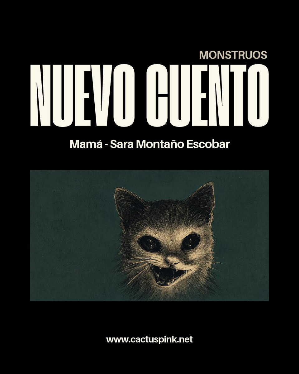 kafkaescritores's tweet photo. Nuevo cuento de Monstruo 🧟‍♂️

Una familia adquiere un clon simiesco para reemplazar a Lydia. Y el clon aprende demasiado rápido. Terror de Sara Montaño Escobar en Cactus Pink. 🌵

🔗 https://t.co/Hhw6kdkjhf https://t.co/YBnE4DBGbh