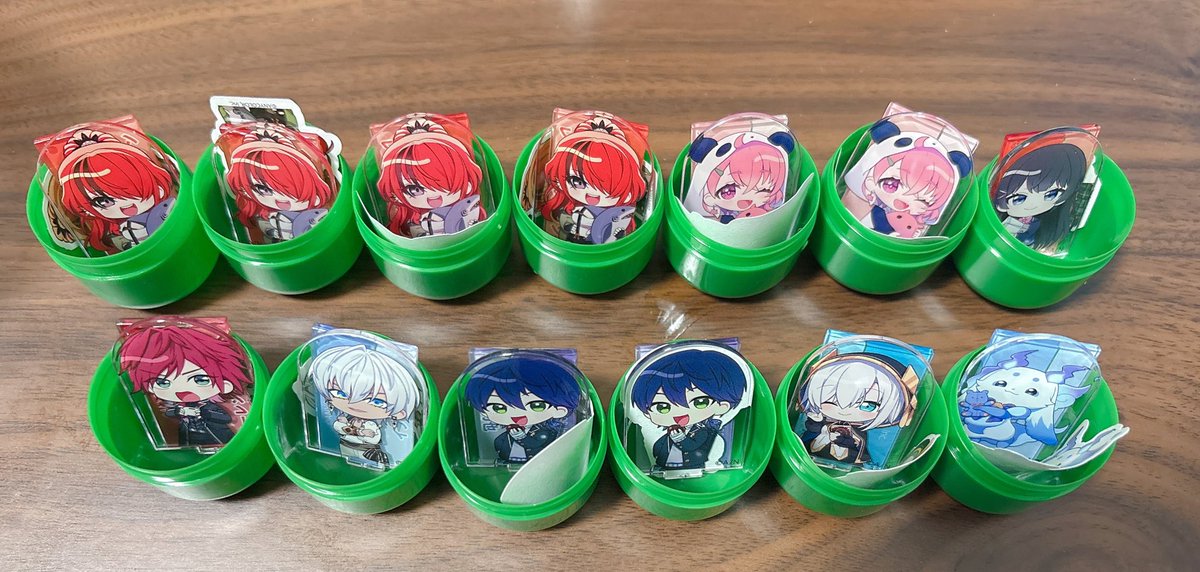 el_spring_cards's tweet photo. [交換] チョコエッグ にじさんじ

譲:画像1
求:画像♡(🩷1、決まり次第🩵♾)

当方🚺複数:お相手🚹も可能です。
お声掛け重なる場合は纏めての方優先

検索からでもお気軽にお声掛けください。
よろしくお願いいたします。 https://t.co/mACI3qIp32