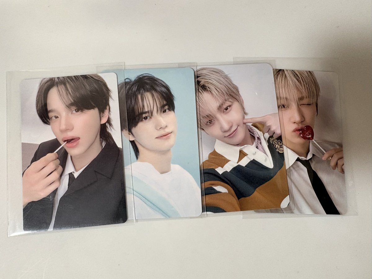 pmpmooo_'s tweet photo. tws  トレカ ポップアップ フォトカード 特典 ラキドロ 交換 タワレコ TSUTAYA hmv weverse NO TRAGEDY compact ロメオ

求 ドフン 🐺 4枚目消えてないもの
譲シニュ🦒 ヨンジェ🐶 ハンジン 🐰ジフン🪼 ギョンミン🐥

都内手渡しまたは郵送📮
なんでも検討いたしますのでお気軽にお声がけ下さい🙇‍♀️ https://t.co/tYhTMbdAra